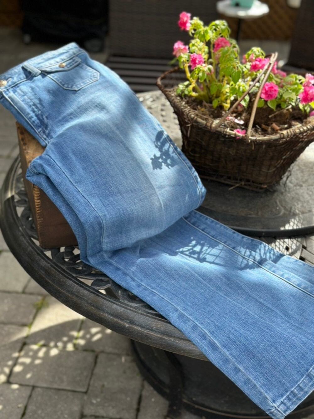 Talbots Classic Jean Trouser Jeans Womens Size 10 Medium Wash